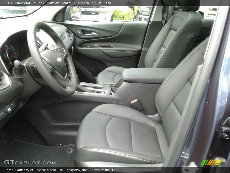 Storm Blue Metallic / Jet Black 2018 Chevrolet Equinox Premier