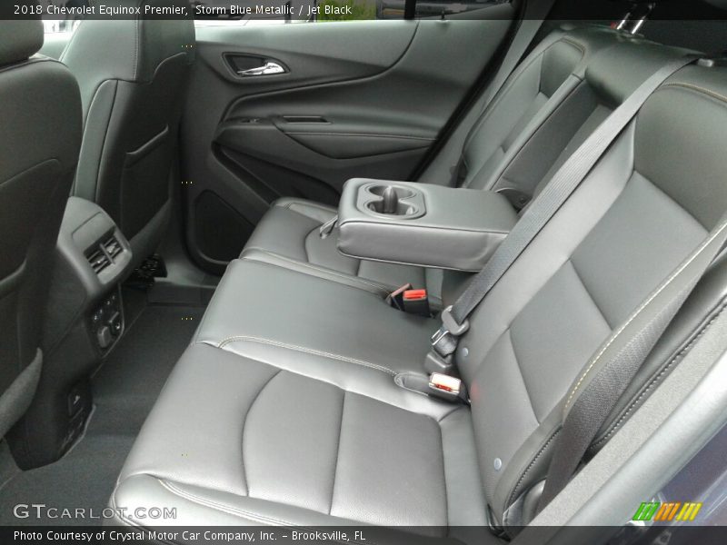 Storm Blue Metallic / Jet Black 2018 Chevrolet Equinox Premier