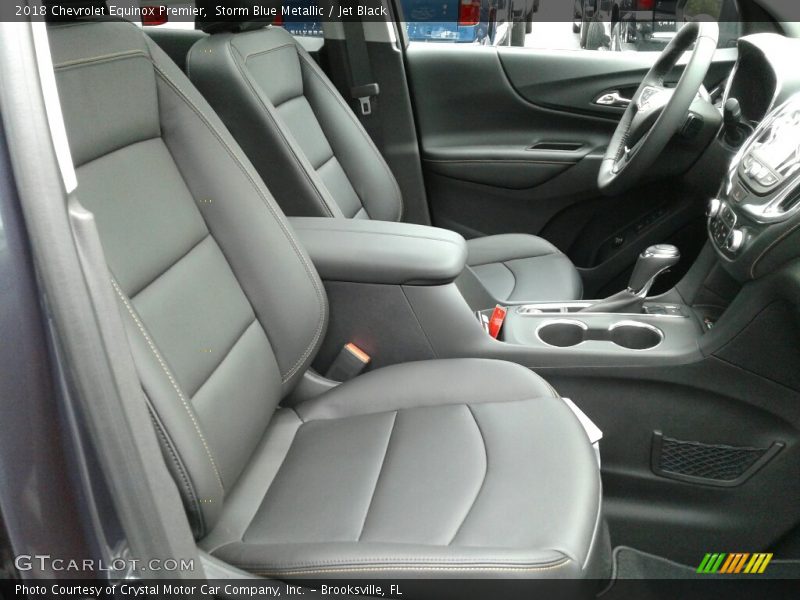 Storm Blue Metallic / Jet Black 2018 Chevrolet Equinox Premier