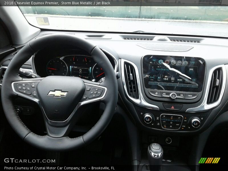 Storm Blue Metallic / Jet Black 2018 Chevrolet Equinox Premier