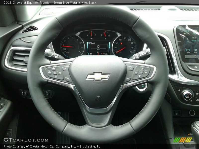Storm Blue Metallic / Jet Black 2018 Chevrolet Equinox Premier