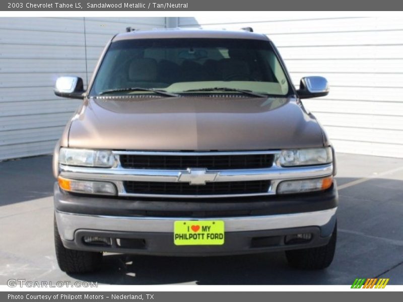 Sandalwood Metallic / Tan/Neutral 2003 Chevrolet Tahoe LS