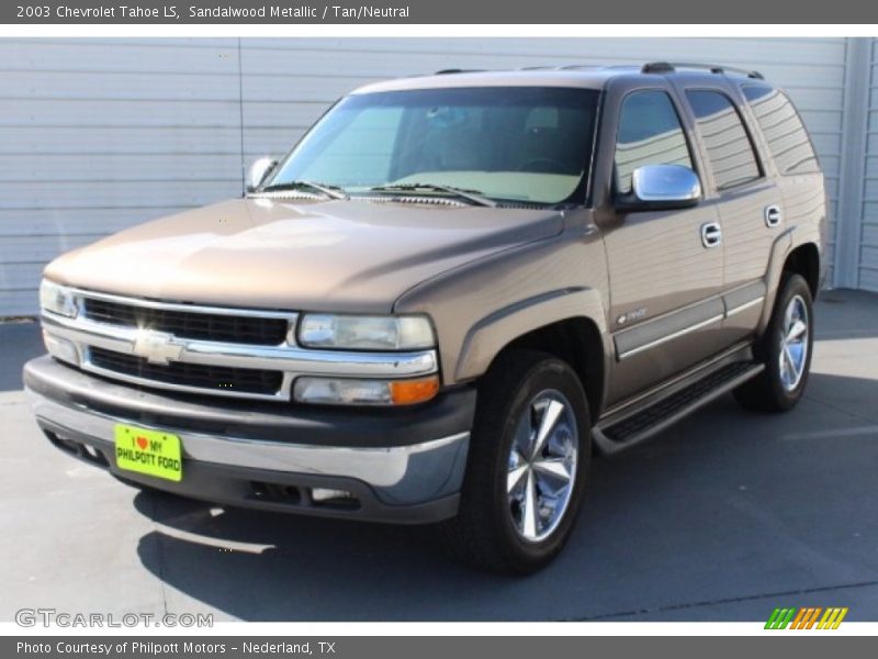 Sandalwood Metallic / Tan/Neutral 2003 Chevrolet Tahoe LS