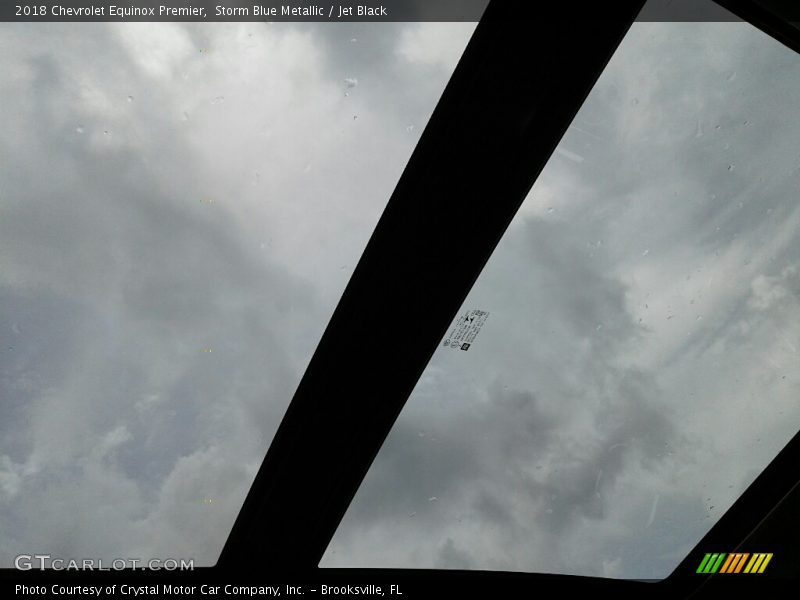 Storm Blue Metallic / Jet Black 2018 Chevrolet Equinox Premier