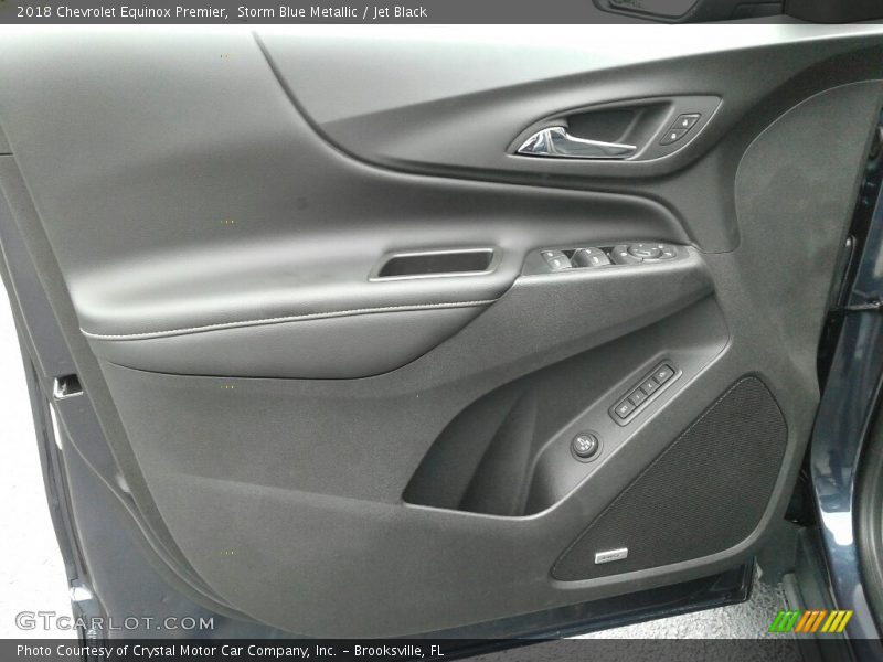 Storm Blue Metallic / Jet Black 2018 Chevrolet Equinox Premier