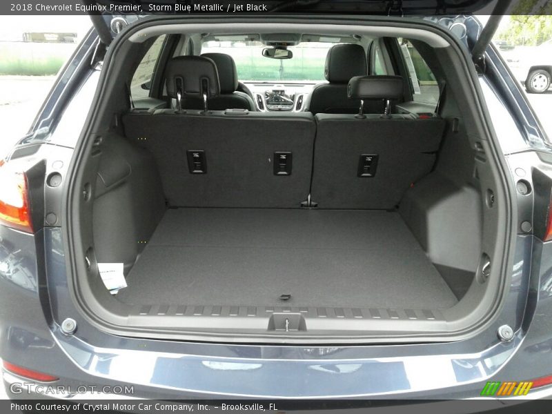 Storm Blue Metallic / Jet Black 2018 Chevrolet Equinox Premier