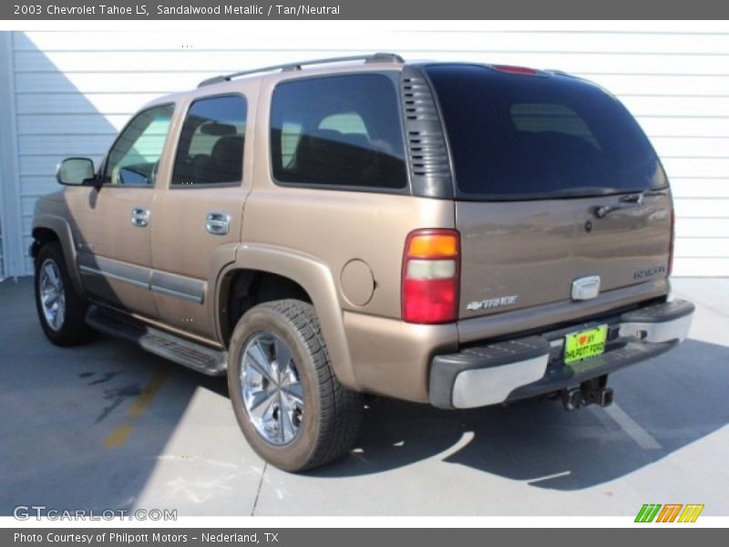 Sandalwood Metallic / Tan/Neutral 2003 Chevrolet Tahoe LS