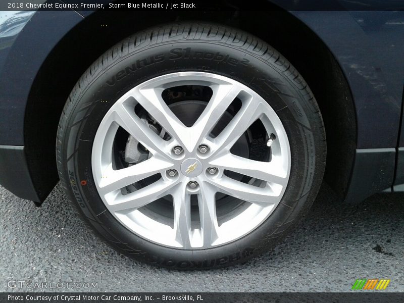 Storm Blue Metallic / Jet Black 2018 Chevrolet Equinox Premier