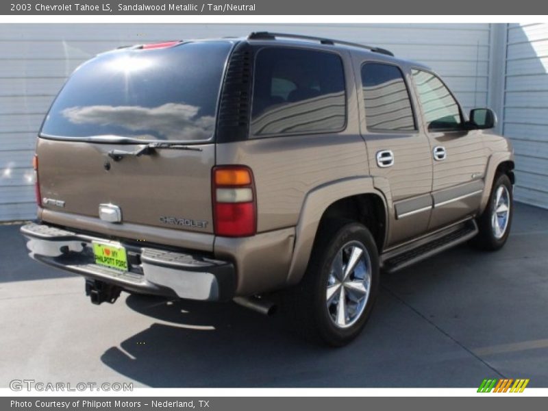 Sandalwood Metallic / Tan/Neutral 2003 Chevrolet Tahoe LS