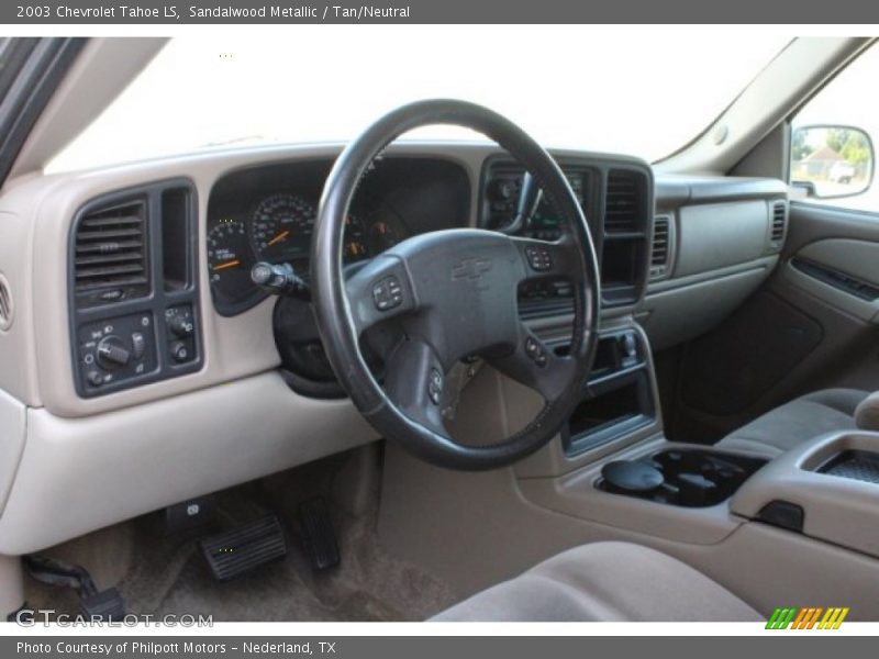 Sandalwood Metallic / Tan/Neutral 2003 Chevrolet Tahoe LS