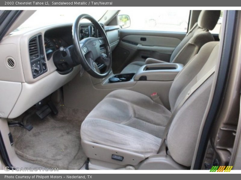 Sandalwood Metallic / Tan/Neutral 2003 Chevrolet Tahoe LS
