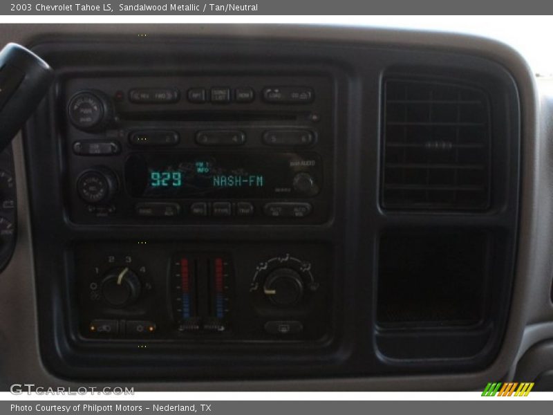 Sandalwood Metallic / Tan/Neutral 2003 Chevrolet Tahoe LS
