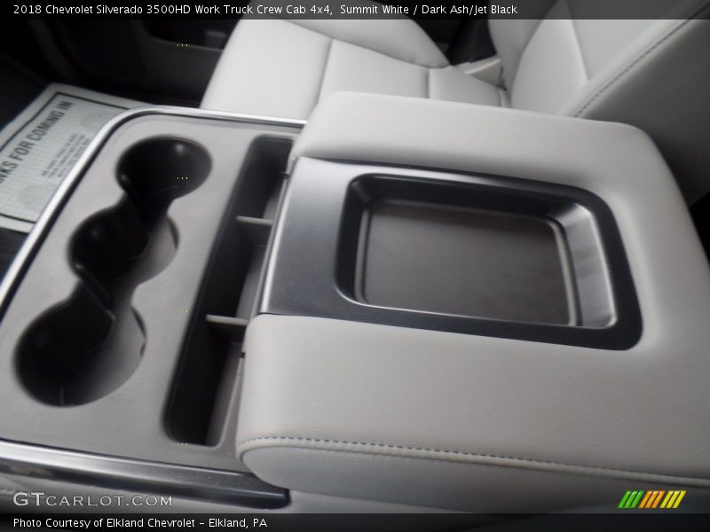Summit White / Dark Ash/Jet Black 2018 Chevrolet Silverado 3500HD Work Truck Crew Cab 4x4