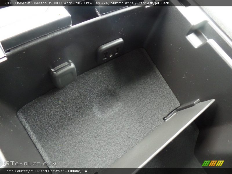 Summit White / Dark Ash/Jet Black 2018 Chevrolet Silverado 3500HD Work Truck Crew Cab 4x4