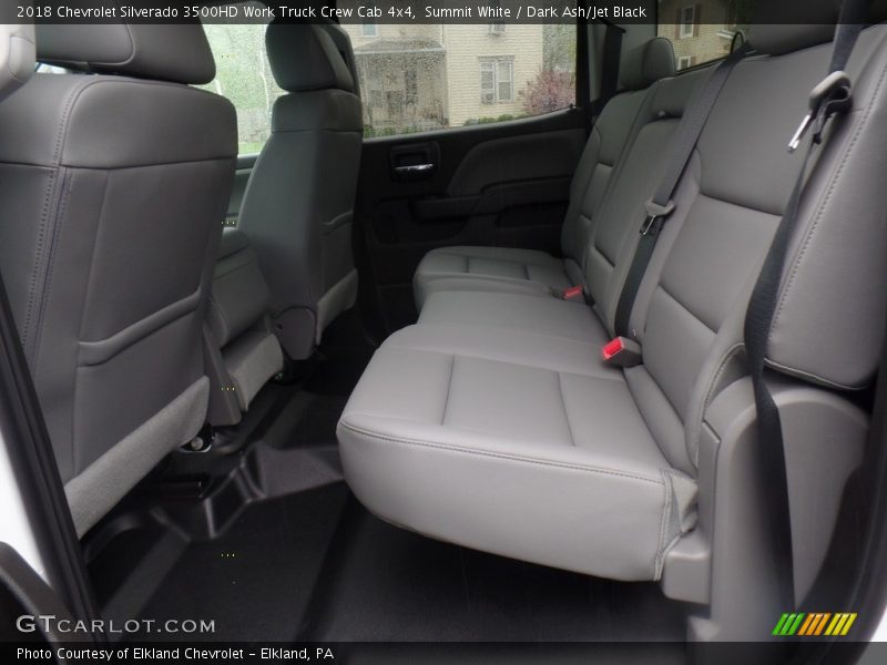 Summit White / Dark Ash/Jet Black 2018 Chevrolet Silverado 3500HD Work Truck Crew Cab 4x4