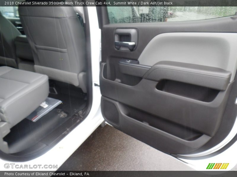 Summit White / Dark Ash/Jet Black 2018 Chevrolet Silverado 3500HD Work Truck Crew Cab 4x4
