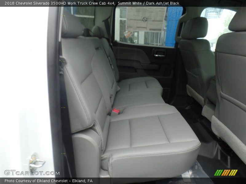 Summit White / Dark Ash/Jet Black 2018 Chevrolet Silverado 3500HD Work Truck Crew Cab 4x4
