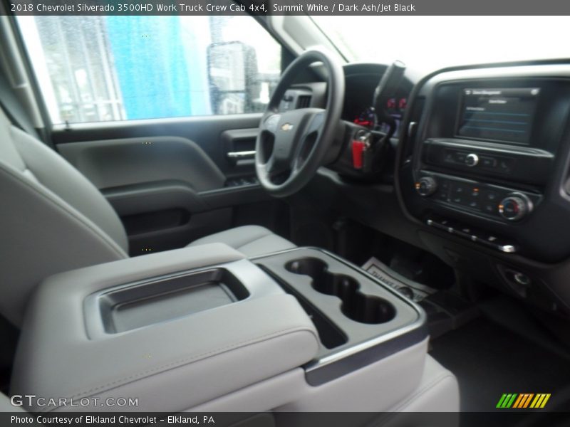 Summit White / Dark Ash/Jet Black 2018 Chevrolet Silverado 3500HD Work Truck Crew Cab 4x4