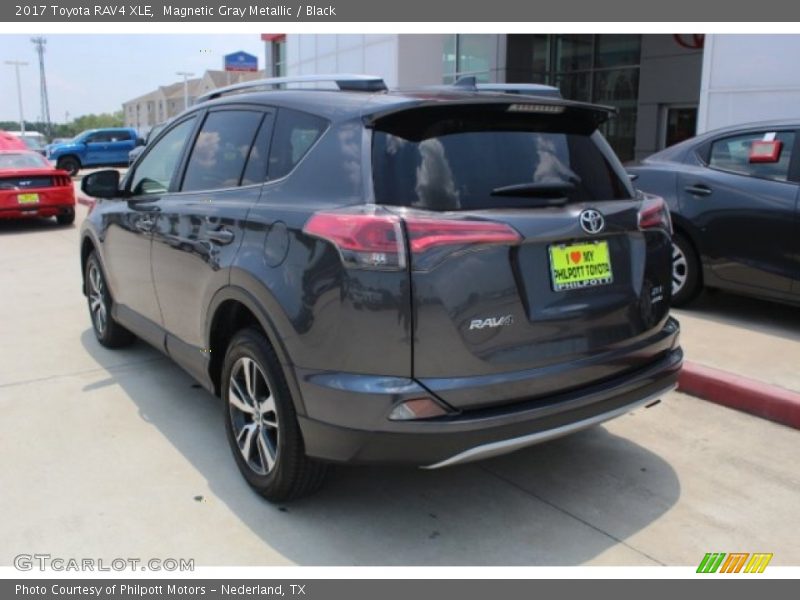 Magnetic Gray Metallic / Black 2017 Toyota RAV4 XLE