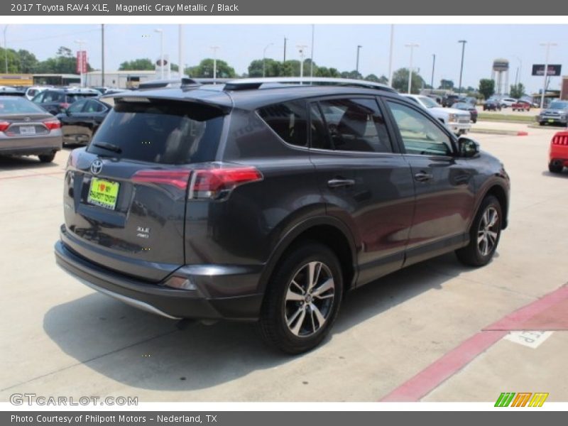 Magnetic Gray Metallic / Black 2017 Toyota RAV4 XLE