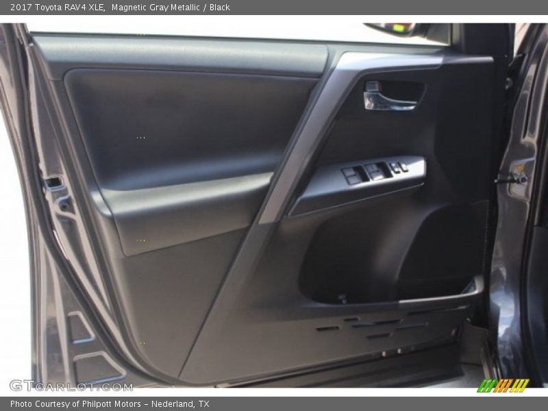 Magnetic Gray Metallic / Black 2017 Toyota RAV4 XLE