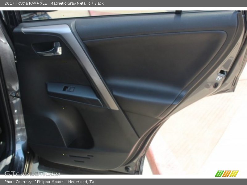 Magnetic Gray Metallic / Black 2017 Toyota RAV4 XLE