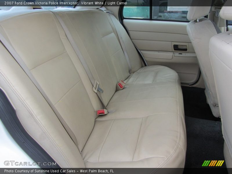 Vibrant White / Light Camel 2007 Ford Crown Victoria Police Interceptor