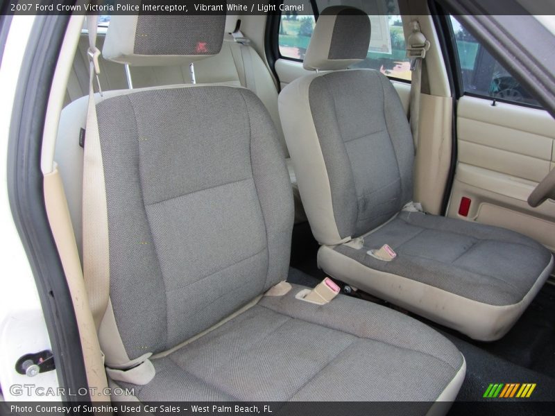 Vibrant White / Light Camel 2007 Ford Crown Victoria Police Interceptor