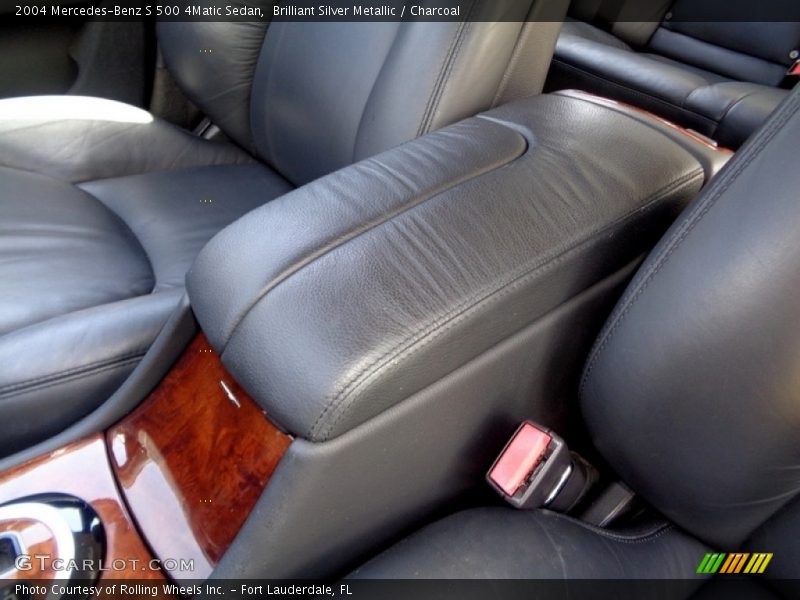 Brilliant Silver Metallic / Charcoal 2004 Mercedes-Benz S 500 4Matic Sedan