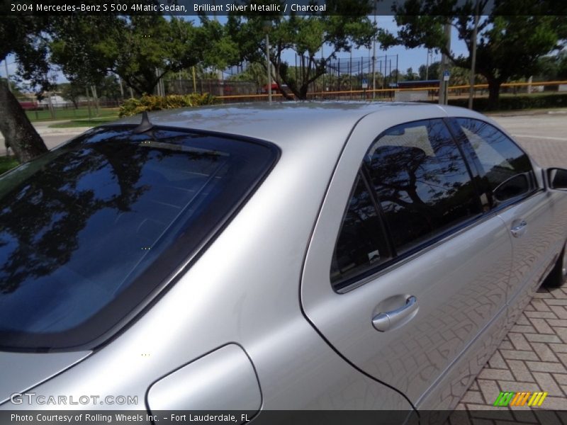 Brilliant Silver Metallic / Charcoal 2004 Mercedes-Benz S 500 4Matic Sedan