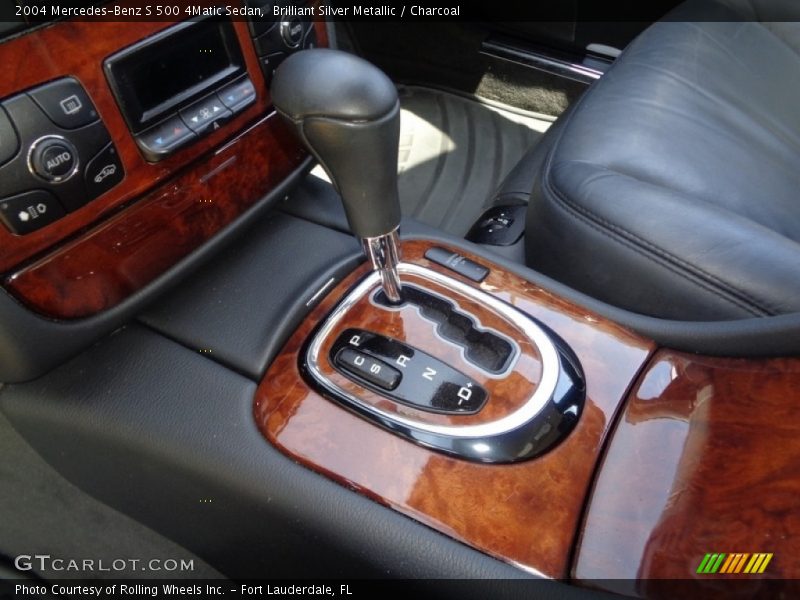 Brilliant Silver Metallic / Charcoal 2004 Mercedes-Benz S 500 4Matic Sedan