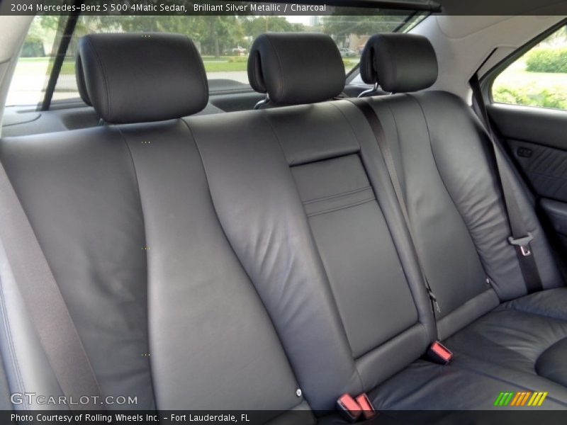 Brilliant Silver Metallic / Charcoal 2004 Mercedes-Benz S 500 4Matic Sedan