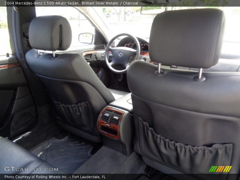 Brilliant Silver Metallic / Charcoal 2004 Mercedes-Benz S 500 4Matic Sedan