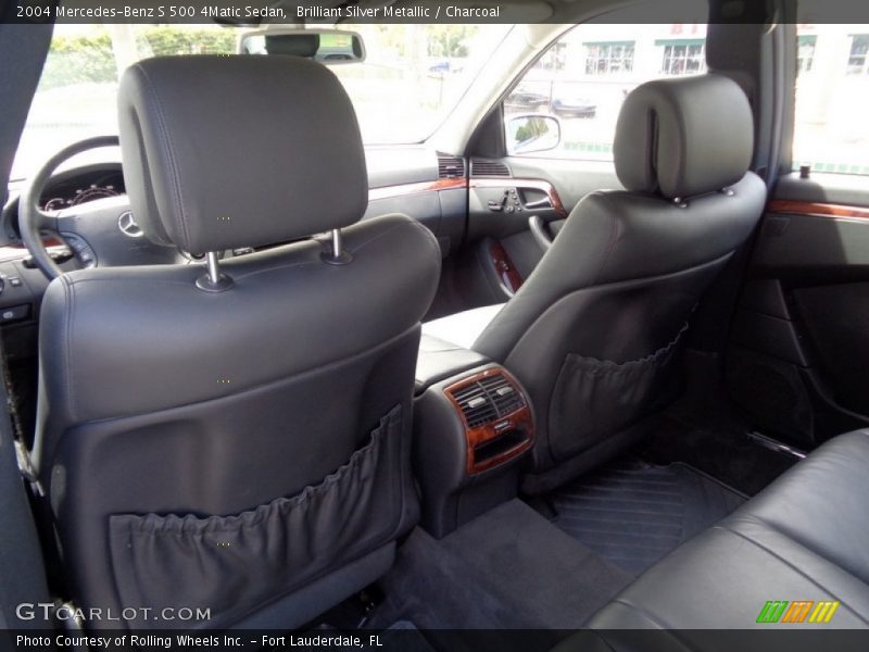 Brilliant Silver Metallic / Charcoal 2004 Mercedes-Benz S 500 4Matic Sedan