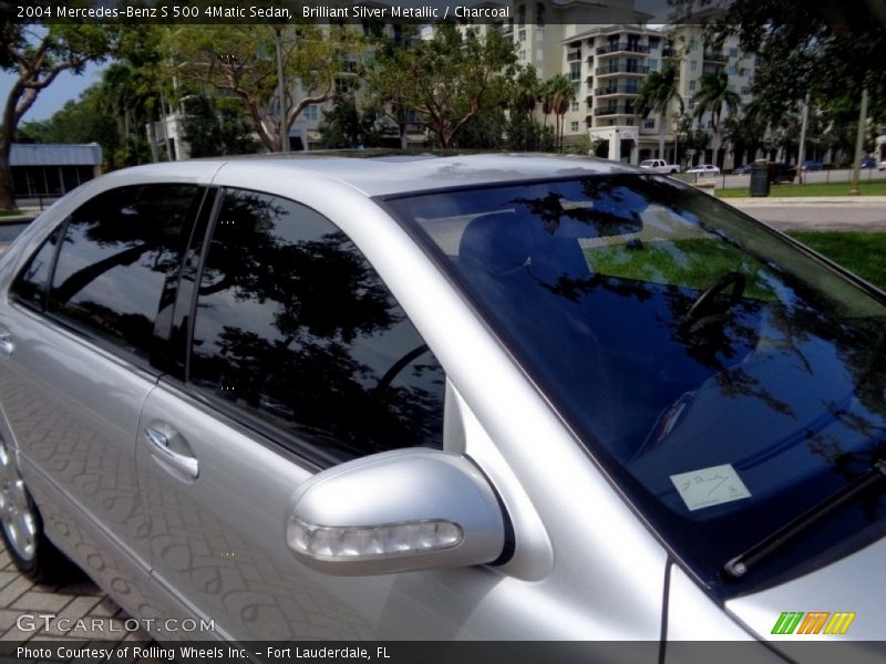 Brilliant Silver Metallic / Charcoal 2004 Mercedes-Benz S 500 4Matic Sedan
