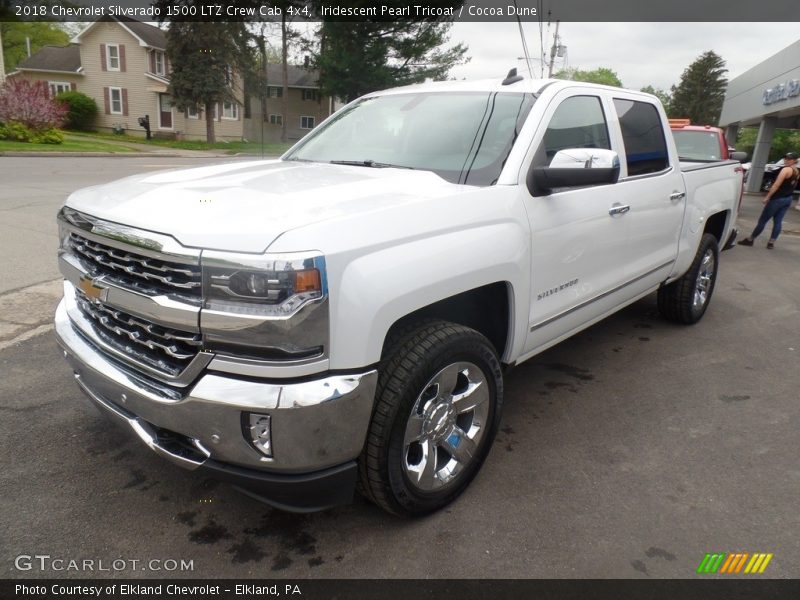Iridescent Pearl Tricoat / Cocoa Dune 2018 Chevrolet Silverado 1500 LTZ Crew Cab 4x4