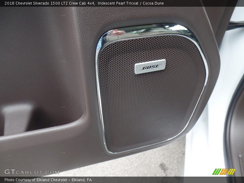 Iridescent Pearl Tricoat / Cocoa Dune 2018 Chevrolet Silverado 1500 LTZ Crew Cab 4x4