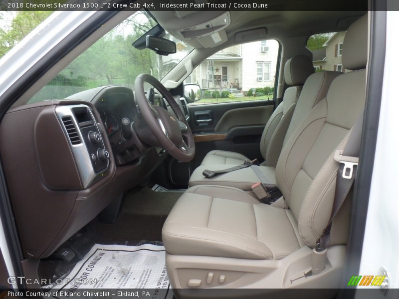 Front Seat of 2018 Silverado 1500 LTZ Crew Cab 4x4
