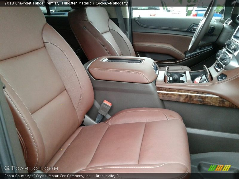 Front Seat of 2018 Tahoe Premier