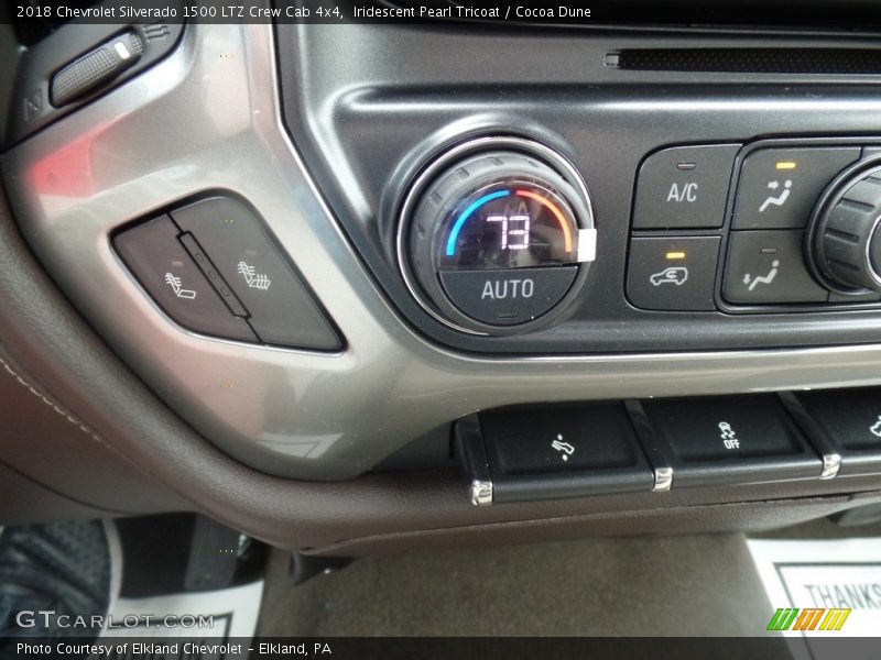 Controls of 2018 Silverado 1500 LTZ Crew Cab 4x4
