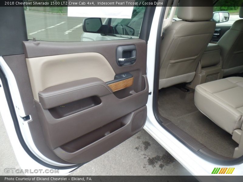 Iridescent Pearl Tricoat / Cocoa Dune 2018 Chevrolet Silverado 1500 LTZ Crew Cab 4x4