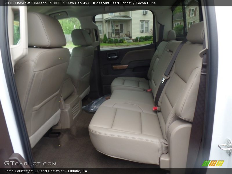 Rear Seat of 2018 Silverado 1500 LTZ Crew Cab 4x4