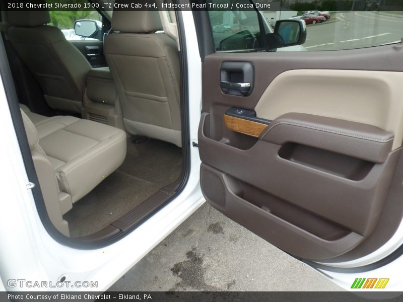 Iridescent Pearl Tricoat / Cocoa Dune 2018 Chevrolet Silverado 1500 LTZ Crew Cab 4x4