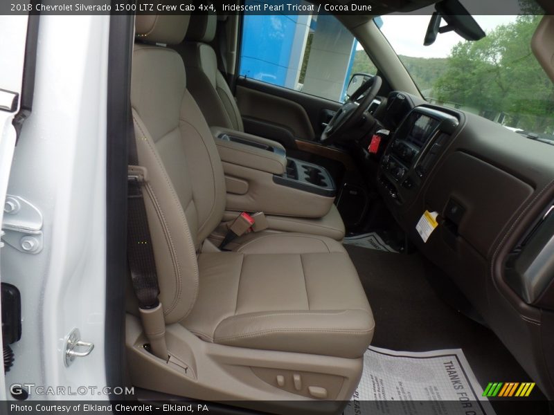 Iridescent Pearl Tricoat / Cocoa Dune 2018 Chevrolet Silverado 1500 LTZ Crew Cab 4x4