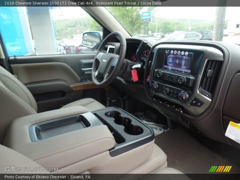 Iridescent Pearl Tricoat / Cocoa Dune 2018 Chevrolet Silverado 1500 LTZ Crew Cab 4x4