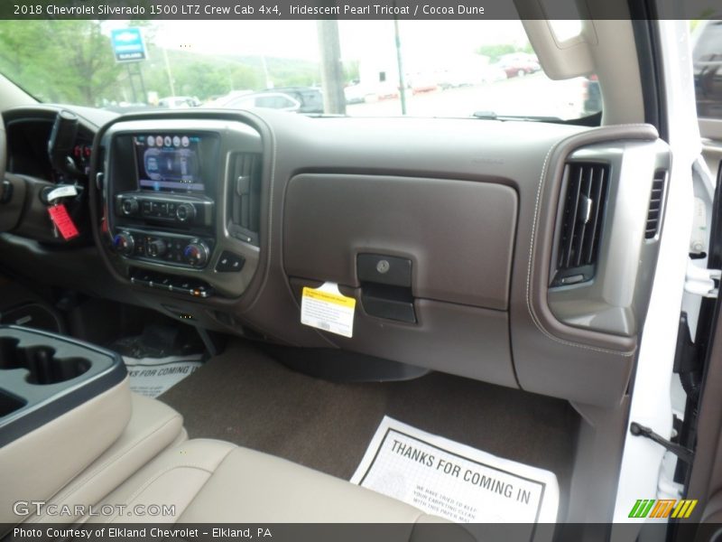 Iridescent Pearl Tricoat / Cocoa Dune 2018 Chevrolet Silverado 1500 LTZ Crew Cab 4x4