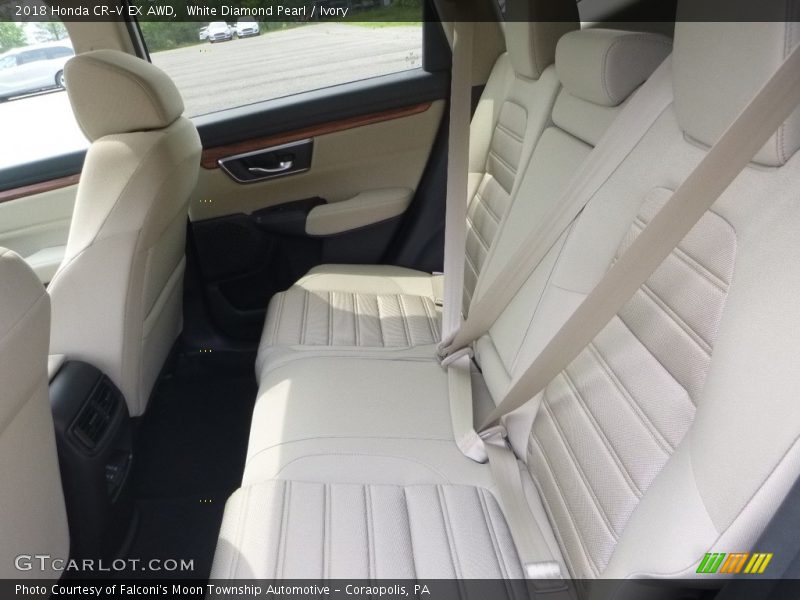 White Diamond Pearl / Ivory 2018 Honda CR-V EX AWD