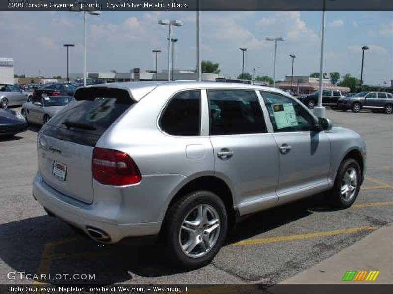 Crystal Silver Metallic / Black 2008 Porsche Cayenne Tiptronic