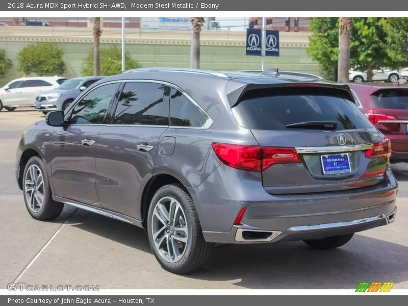 Modern Steel Metallic / Ebony 2018 Acura MDX Sport Hybrid SH-AWD