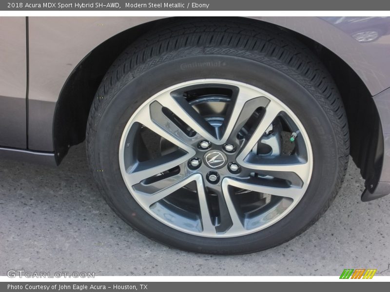 Modern Steel Metallic / Ebony 2018 Acura MDX Sport Hybrid SH-AWD